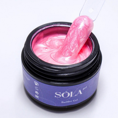 Тестер моделирующего геля Builder Pearl Gel 01 SOLAlove, 5мл